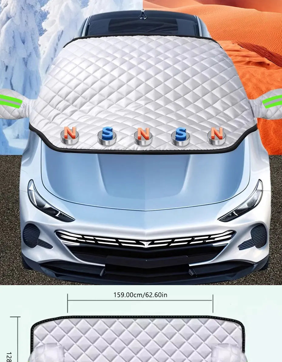 GLACIVEL - Magnetic Windshield Cover for Year-Round Protection