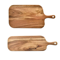 SLYVORA - Double-Sided Wooden Board for Prep and Serving