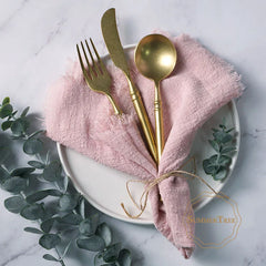 TAVRINA - Cotton Napkin Set for Artfully Layered Tablescapes