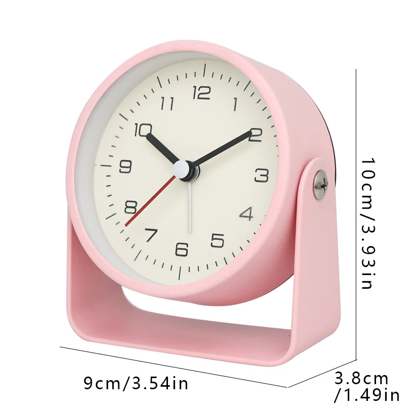 HORALYN - Sculptural Metal Alarm Clock for Silent Timekeeping