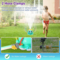 SPLASHPOD – Kids Octopus Water Toy with 8 Wiggling Spray Arms