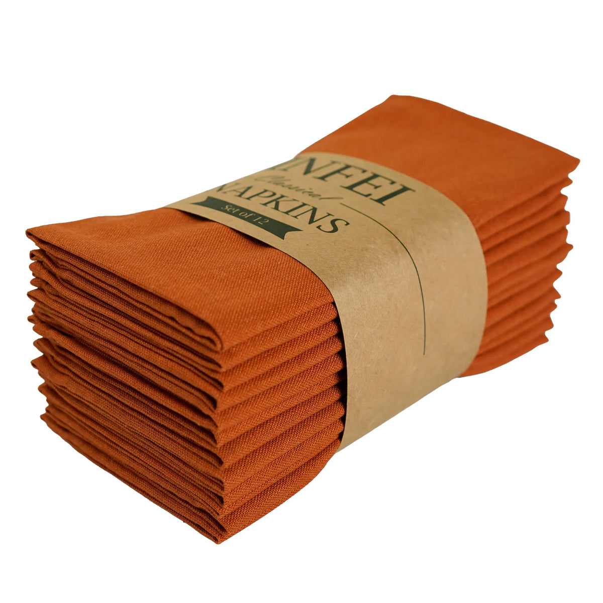 LUNEVRA - Set of 12 Cloth Napkins for a Distinctive Table