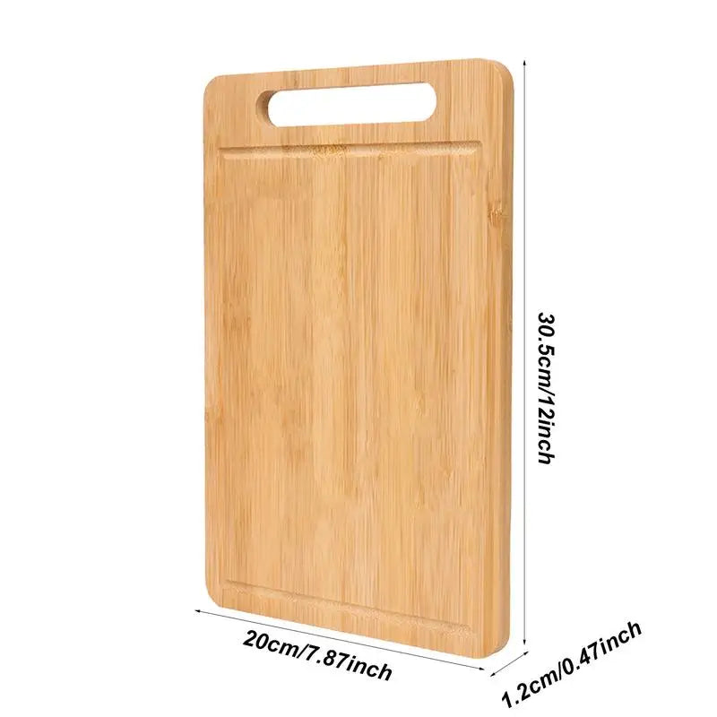 DUOVENA - Double-Sided Wooden Cutting Board for Hygienic Food Prep
