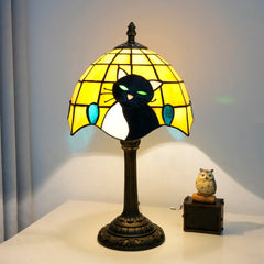 MAVILUNE - Stained Glass Cat Lamp for a Cozy Artistic Glow