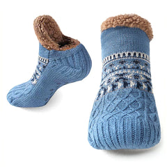 COZELVA - Plush-Lined Grip Socks for Warm, Secure Steps