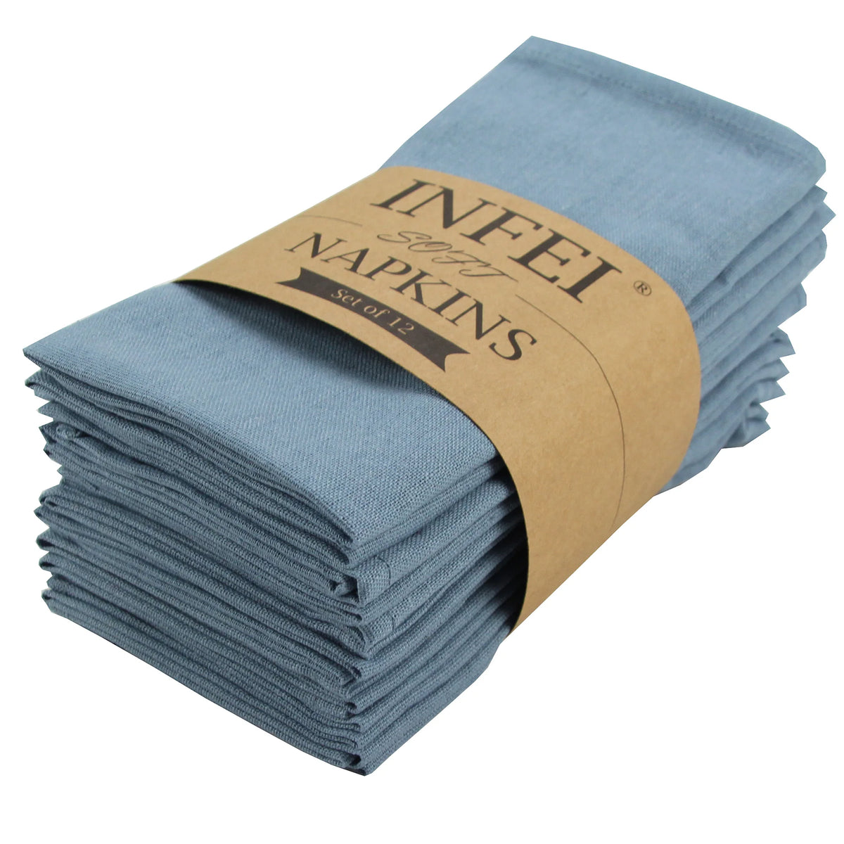 LUNEVRA - Set of 12 Cloth Napkins for a Distinctive Table