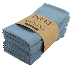 LUNEVRA - Set of 12 Cloth Napkins for a Distinctive Table