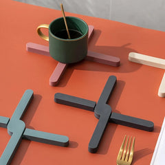 KROVANA - Foldable Silicone Trivet for Heat-Safe Surfaces
