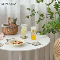 RILVENA - Striped Glass Tumbler for Distinctive Everyday Sipping