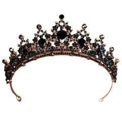 ZAVENZA - Baroque Crystal Tiara for a Striking Bridal Look