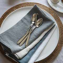 LINUVIA - Pure Linen Napkin Set for Artfully Layered Tables