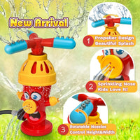 YARDSPLASH – Outdoor Cartoon Water Sprinkler for Boys and Girls