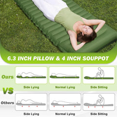 NESTIQO - Modular Self-Inflating Camping Pad for Cushioned Sleep