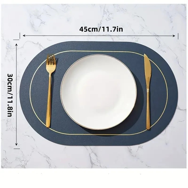 MATELYS - Leather Placemats That Protect And Define Your Table