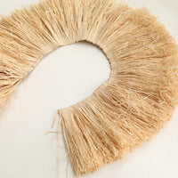 Natural Homestay Ornament Home Supply Jute Fringe Trim Background Wall Decoration Lafite Grass Garland Straw Tassels