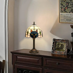 MAVILUNE - Stained Glass Cat Lamp for a Cozy Artistic Glow
