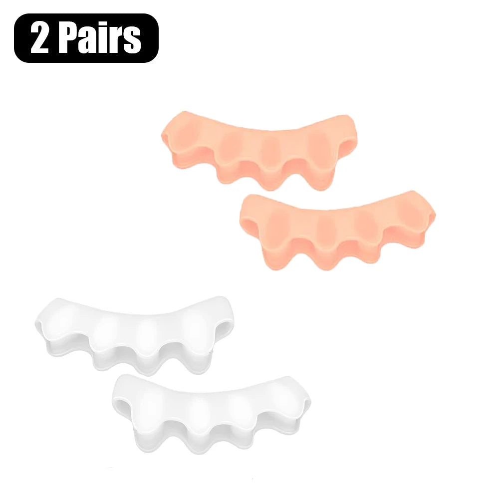 TOEVIRA - Rubber Toe Separators for Bunion Relief and Better Alignment