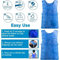 HYDROCOOL – Water-Activated Cooling Vest for All-Day Summer Comfort