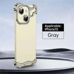 EXOVARA - Sculptural Aluminum Phone Case for Corner and Lens Protection