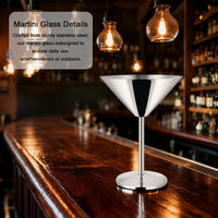 VYNORIQ - Six Steel Wine Glasses for Shatterproof Entertaining