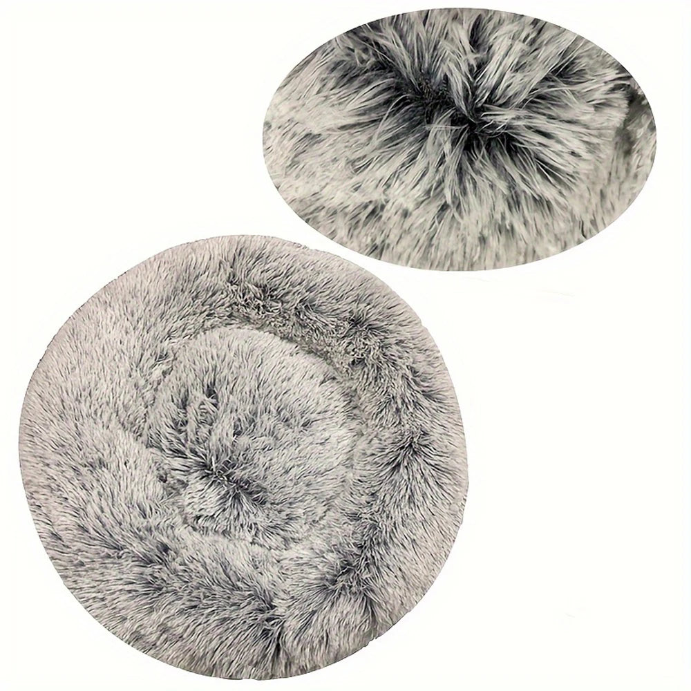 PAWVELLE - Plush Round Pet Sofa for Cozy Statement Seating