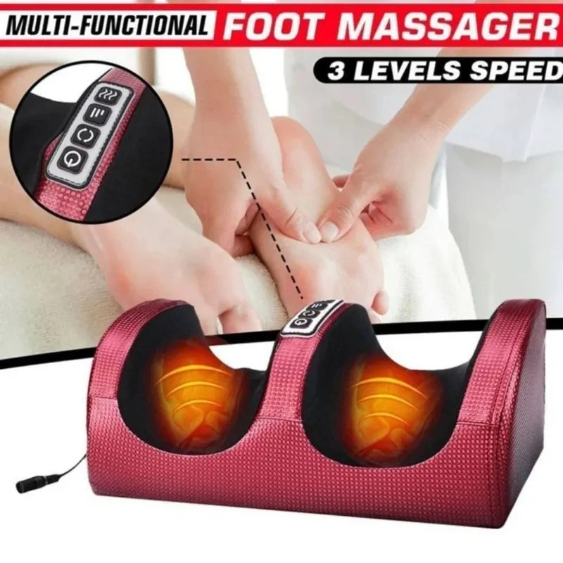 KNEVORA - Heated Shiatsu Foot Massager for Deep Muscle Relief