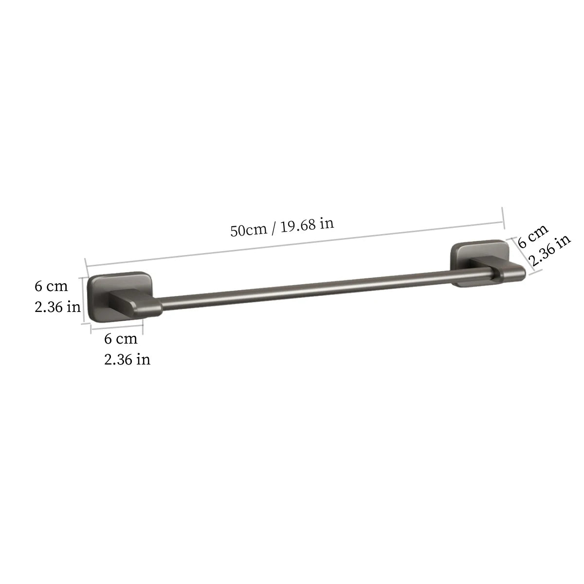 TOVELIQ - Self-Adhesive Towel Rail for Drill-Free Storage