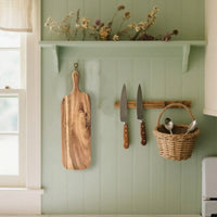 SLYVORA - Double-Sided Wooden Board for Prep and Serving