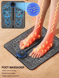 SOLVYRA - EMS Foot Massage Pad for Targeted Everyday Relief