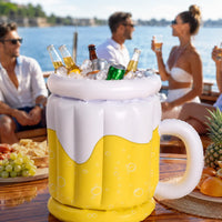 ICEFEST – Portable Beer Mug Beverage Chiller for Pool and Beach Parties