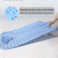 TREDORA - Textured Shower Mat for Steadier, Massaging Footing