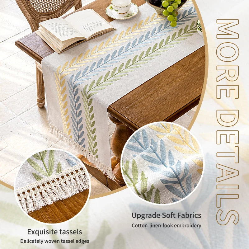 New table runner, long cloth for coffee table and TV cabinet, decorative home use