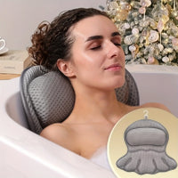 MESHORA - Sculpted Bath Pillow for Neck and Back Support