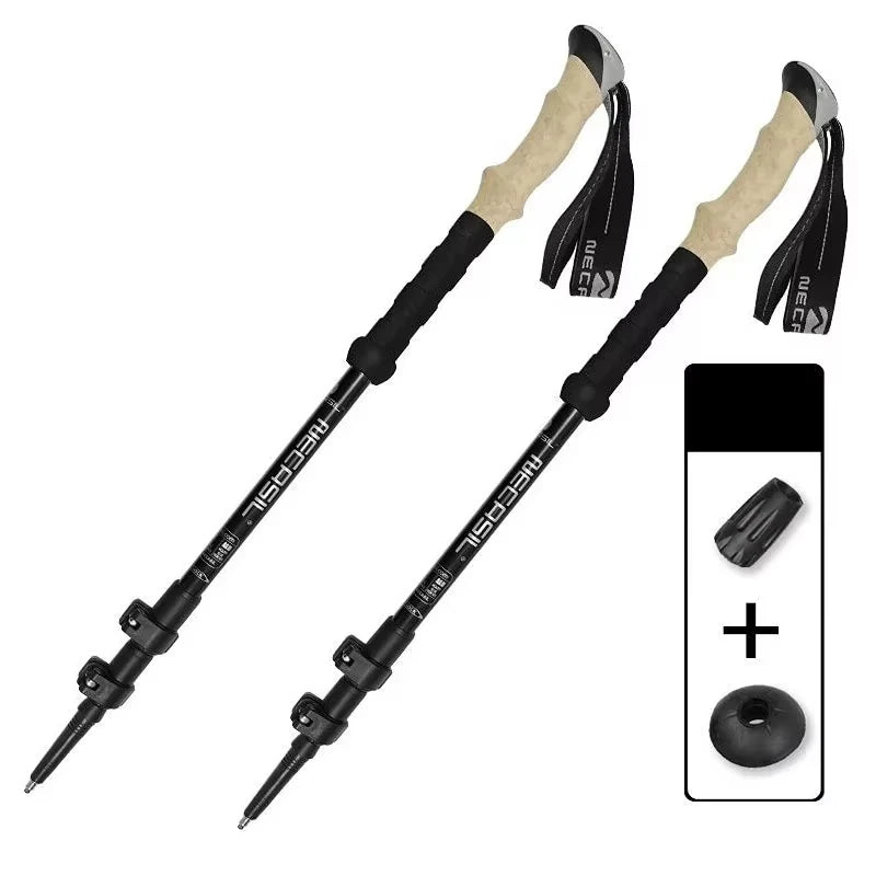 ALPIVRA - Collapsible Trekking Poles for Stability on Rough Trails