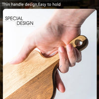 SLYVORA - Double-Sided Wooden Board for Prep and Serving