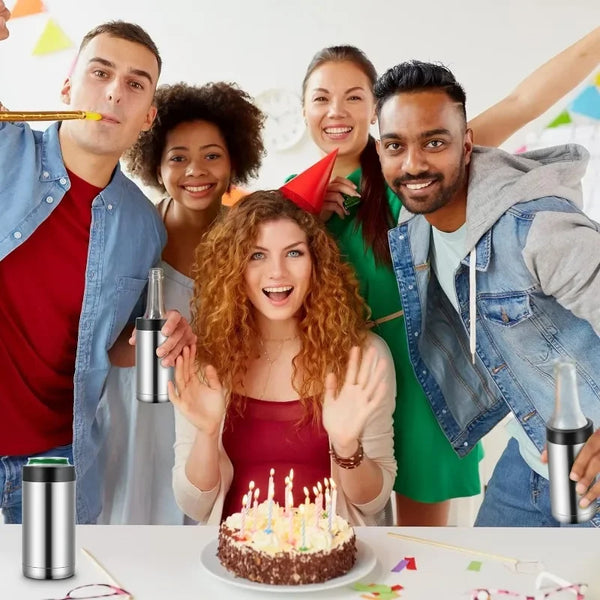 THERMOCAN – Double-Wall Can Cooler for Beer, Soda, and Sparkling Drinks