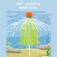 BLASTSPRAY - Rotating Lawn Sprinkler for Refreshing Backyard Play