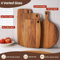 ACALUNE - Acacia Wood Serving Board for Artful Table Displays