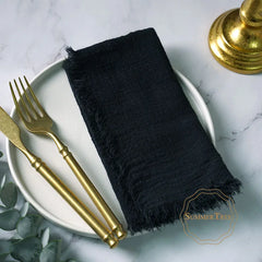 TAVRINA - Cotton Napkin Set for Artfully Layered Tablescapes