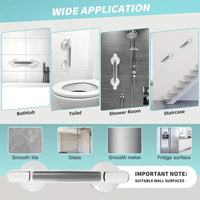 GRIPLORA - No-Drill Suction Grab Bar for Added Stability