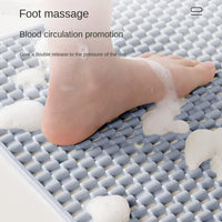AQUVESSA - PVC Bath Mat For Steadier Footing In Wet Spaces
