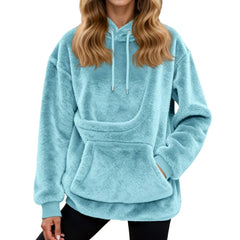 PAWVORA - Fleece Pet Pocket Hoodie for Keeping Companions Close
