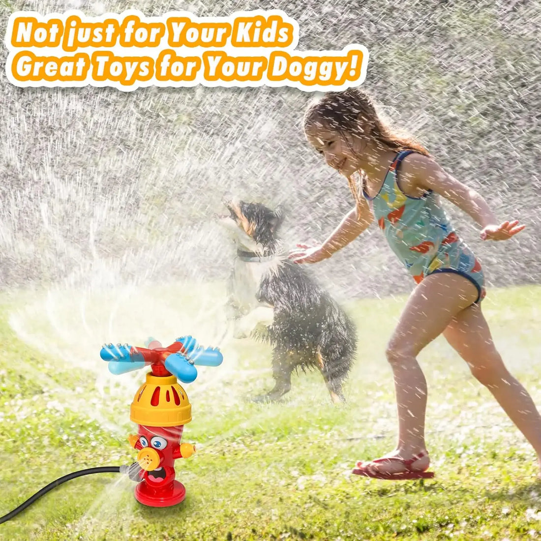 YARDSPLASH – Outdoor Cartoon Water Sprinkler for Boys and Girls