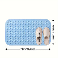 TREDORA - Textured Shower Mat for Steadier, Massaging Footing