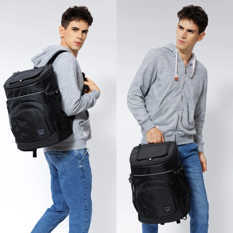 ICECRUISE - 30L Insulated Cooler Backpack for Fresh Food on the Go