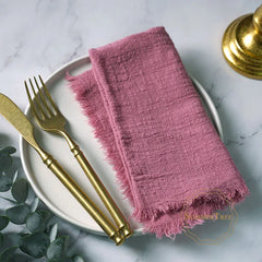 TAVRINA - Cotton Napkin Set for Artfully Layered Tablescapes