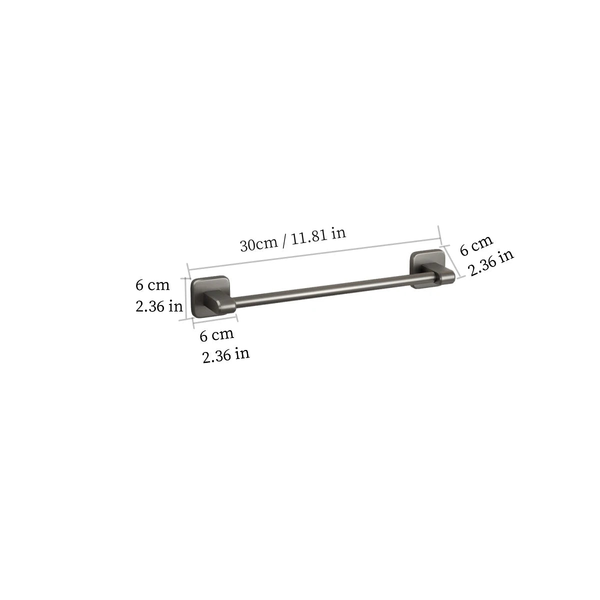 TOVELIQ - Self-Adhesive Towel Rail for Drill-Free Storage