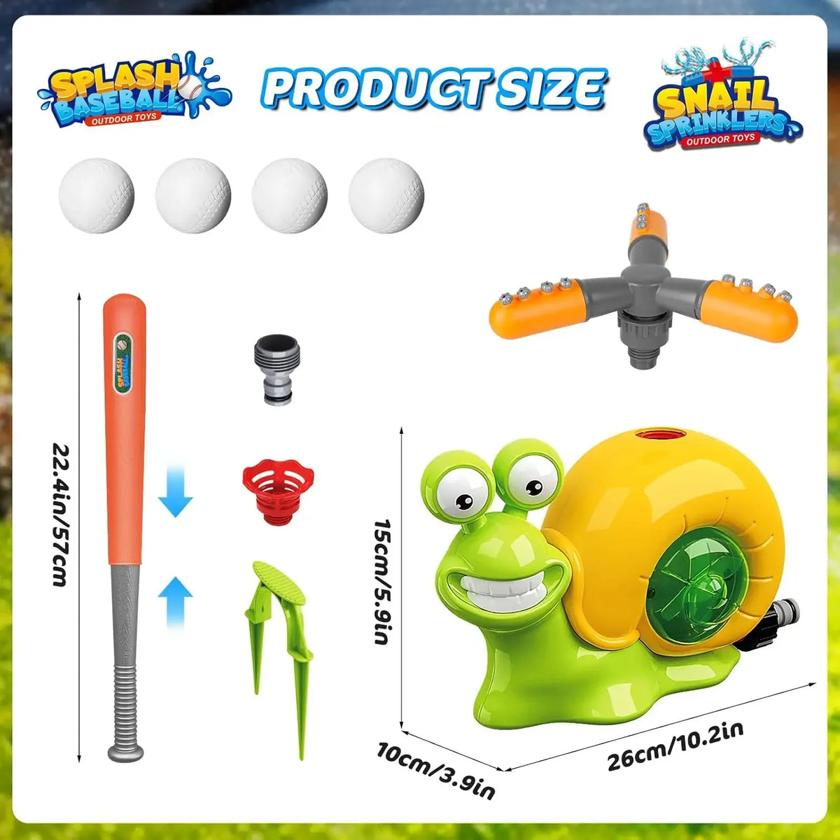 DINOSPRAY - Dinosaur Sprinkler for Cooling Backyard Play