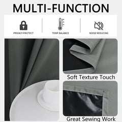 LUXEDRAPE - Statement Blackout Curtains for Darkness and Privacy