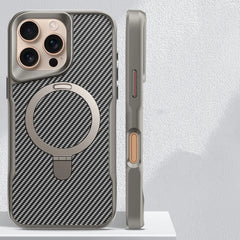 KARBIVO - Carbon Fiber Phone Case With Magnetic Charging Stand